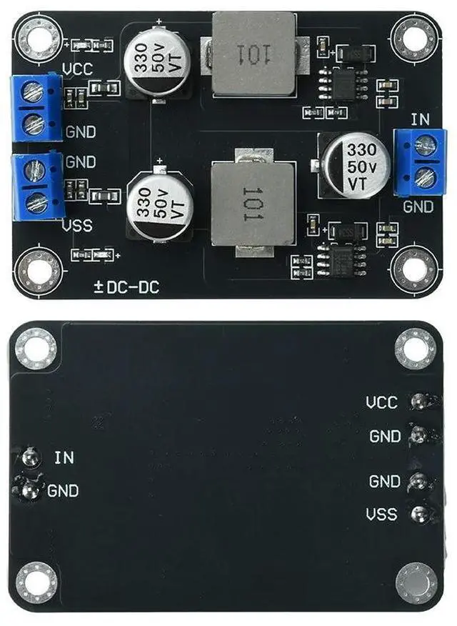 Main image of Single Chip Dual Channel TPS5430 Power Module Wide Voltage Input 6V 30V To ±5V Low Noise Step Down Power Board