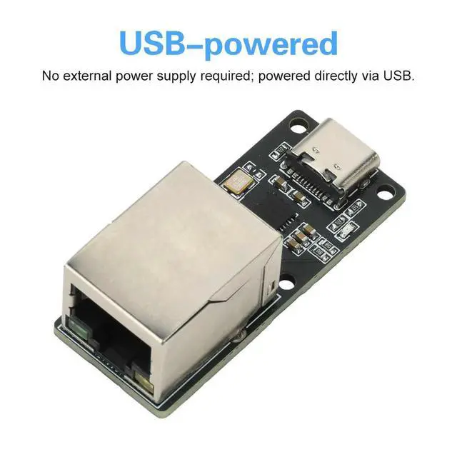 Alt view image 3 of 3 - CH397A USB-C to RJ45 Ethernet Module 100 Mbps USB Network Card Electronic Component Kit Type-c Interface