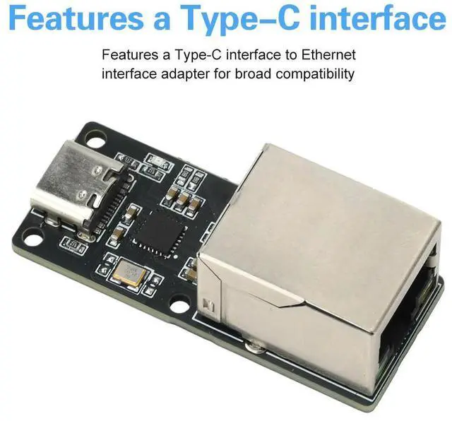 Main image of CH397A USB-C to RJ45 Ethernet Module 100 Mbps USB Network Card Electronic Component Kit Type-c Interface