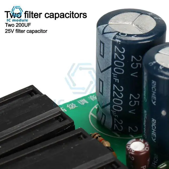 Alt view image 3 of 3 - OK339 PT2399 reverberation pre-stage tuning board low-noise power amplifier front board with knob power amplifier module