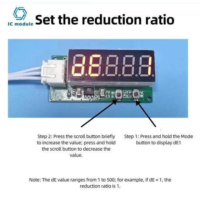 Alt view image 3 of 3 - Motor Tachometer Digital Display For Brushless Motor Speed And Frequency Measurement With Ultra Low Power Consumption