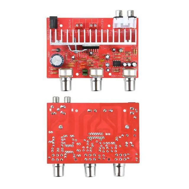 Alt view image 2 of 3 - DC 12V 40Wx2 TDA7377 2.0 Dual Channel Digital Power Audio Stereo Amplifier Board Electronic Kit