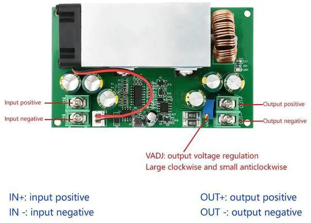 Main image of 600W 25A DC-DC Buck Constant Voltage Current Converter Buck Regulator Adjustable Power Module DC12-75V to 5V19V21V24V48V