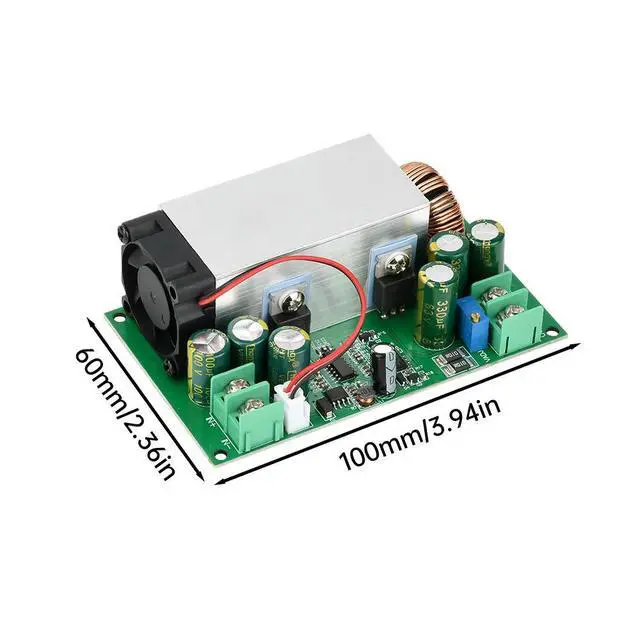 Alt view image 2 of 3 - 600W 25A DC-DC Buck Constant Voltage Current Converter Buck Regulator Adjustable Power Module DC12-75V to 5V19V21V24V48V