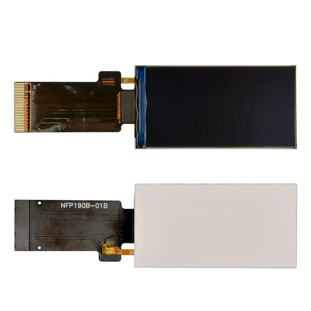 Alt view image 2 of 3 - 1.9-inch TFT LCD screen 170x320 supports SPI/8-bit parallel port interface 3.3V driver chip ST7789 30PIN HD IPS display module