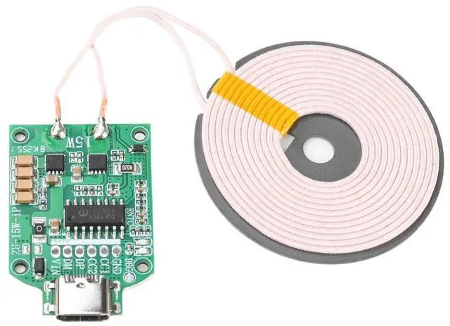 Main image of 15W Qi Charger PCBA Module Type-C Port 5V 9V 12V Wide Voltage Popup Compact Fast Charging Transmitter For Phones