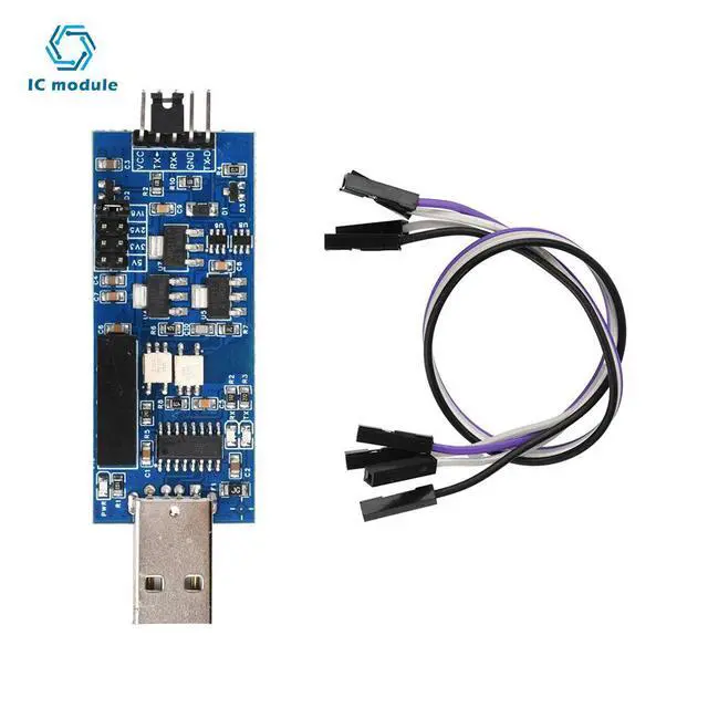 Alt view image 2 of 3 - CH340 Photoelectric Isolation USB to TTL Serial Port Module for Industrial Applications with Integrated Isolation Technology