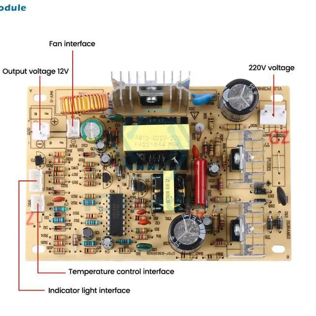 Alt view image 3 of 3 - AC220V to DC12V water dispenser accessories refrigeration board circuit board power board water dispenser switch circuit bo