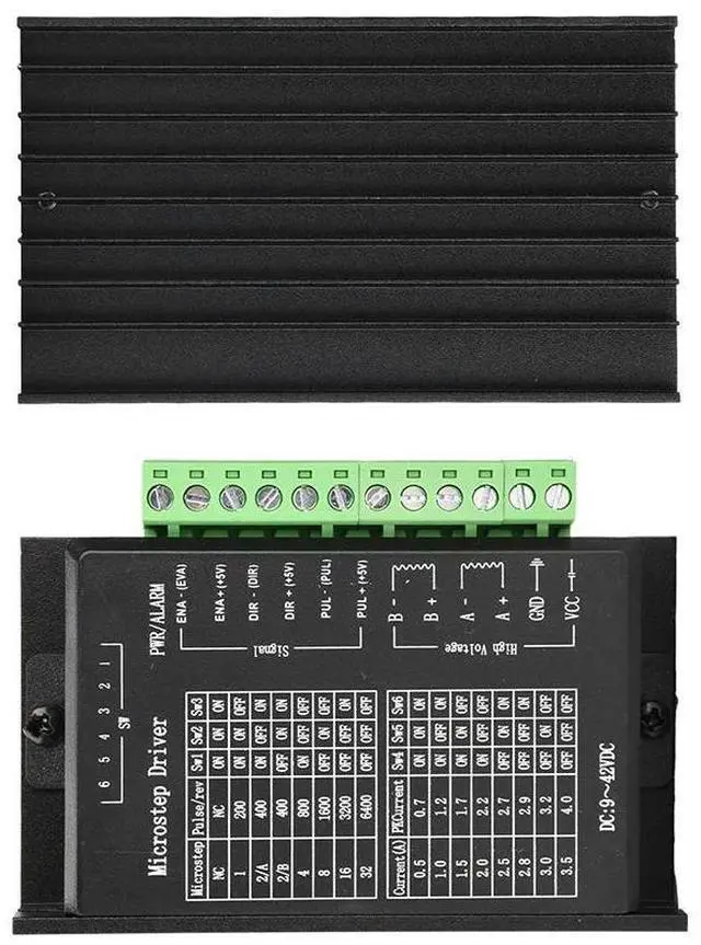 Main image of TB6600 Stepper Motor Driver 32 Step 4A Single Axis Motor Controller with Microstepping Adjustment for Industrial Automation