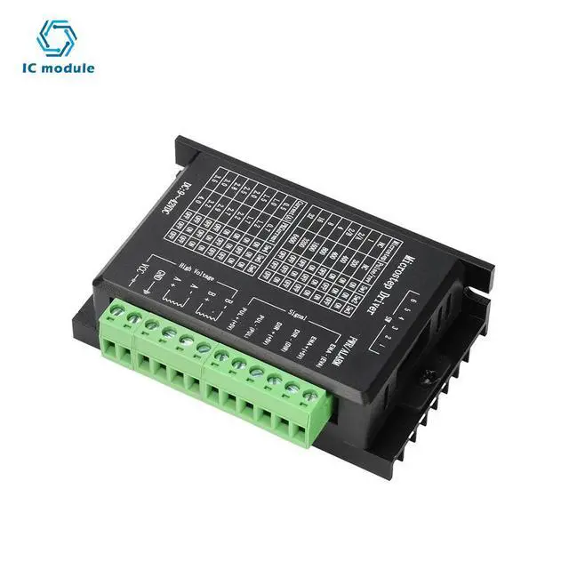 Alt view image 2 of 3 - TB6600 Stepper Motor Driver 32 Step 4A Single Axis Motor Controller with Microstepping Adjustment for Industrial Automation