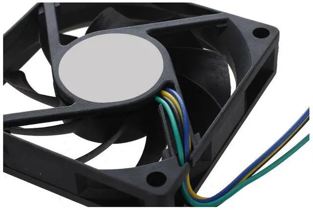 Alt view image 4 of 6 - 70x70x15mm 12V 4 Pins PWM PC Computer Case CPU Cooler Cooling Fan Black