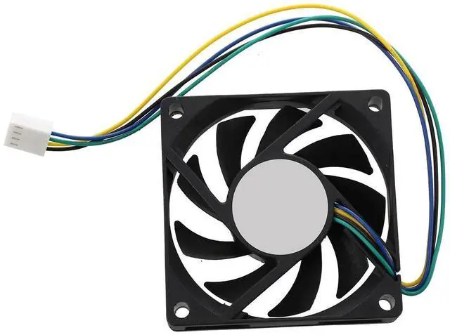 Alt view image 5 of 6 - 70x70x15mm 12V 4 Pins PWM PC Computer Case CPU Cooler Cooling Fan Black