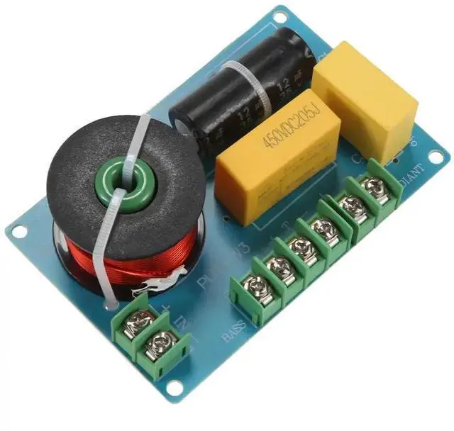 Alt view image 4 of 6 - 200W 3 Way High Speaker Frequency Divider, Audio Splitter Filter Circuit Board For Home Theater DIY Speaker Crossover