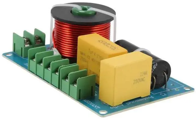 Alt view image 5 of 6 - 200W 3 Way High Speaker Frequency Divider, Audio Splitter Filter Circuit Board For Home Theater DIY Speaker Crossover