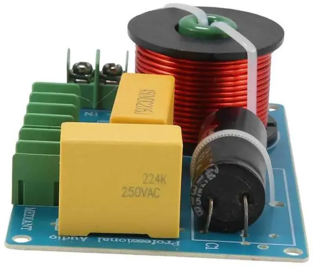 Alt view image 6 of 6 - 200W 3 Way High Speaker Frequency Divider, Audio Splitter Filter Circuit Board For Home Theater DIY Speaker Crossover
