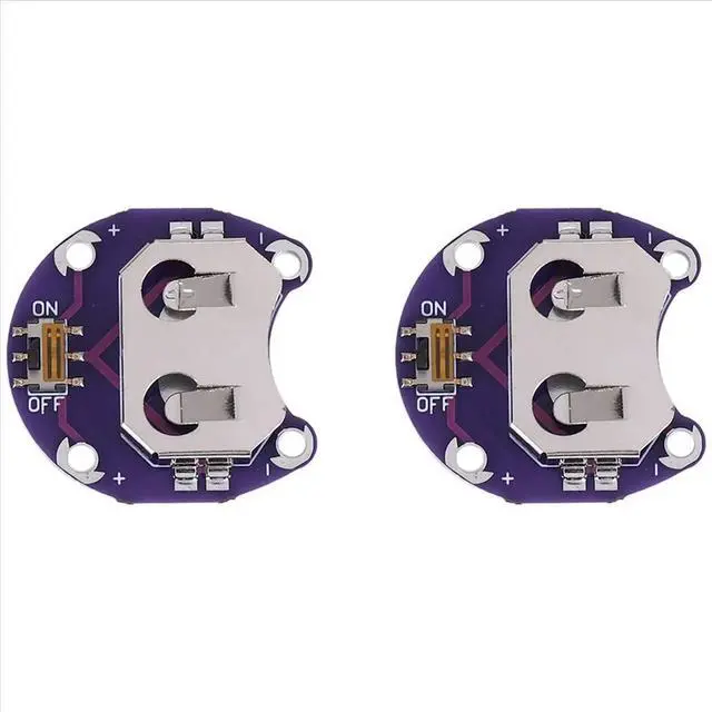 Alt view image 6 of 6 - 2 X Coin Cell Holder for CR2032 - With Switch (2 Pcs)