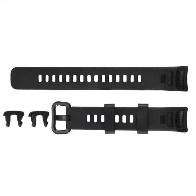 Alt view image 5 of 6 - Sport WatchBand Strap for 4 Watch Band Soft Silicone Replacement Bands Strap for 5 Strap Black