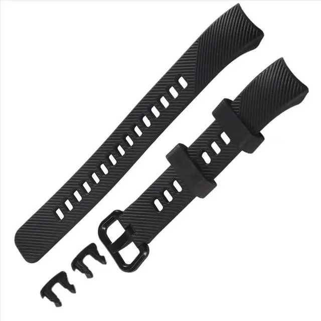 Alt view image 6 of 6 - Sport WatchBand Strap for 4 Watch Band Soft Silicone Replacement Bands Strap for 5 Strap Black