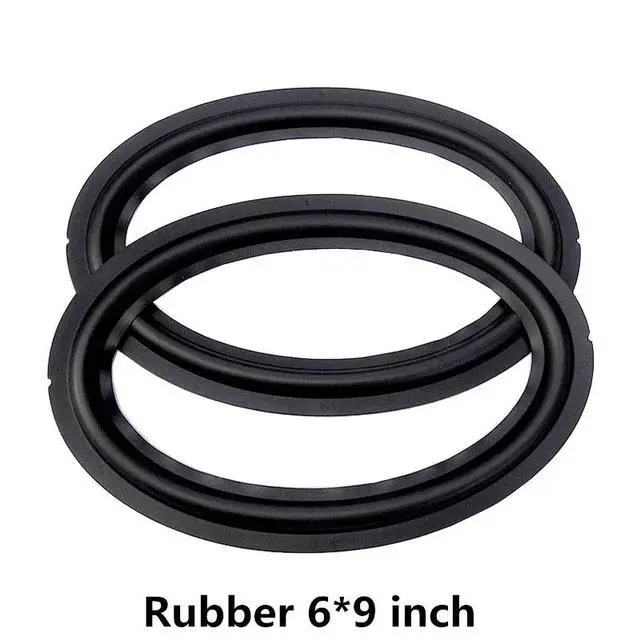 Alt view image 4 of 6 - 2PC Speaker Woofer Rubber Surround Repair Kit 6x9 Inch Oval Shape For Car Speaker Audio Professional Home Theater