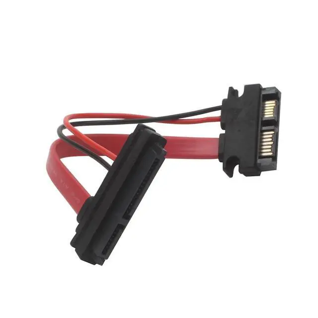 Alt view image 4 of 6 - Laptop 22P Public to Slimline 7+6SATA 13P Female Optical Drive Conversion 7+15 Hard Drive Male