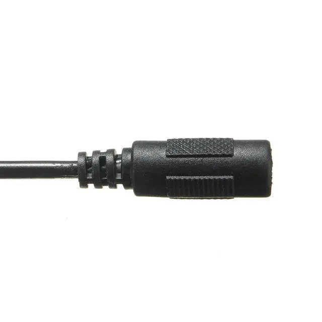 Alt view image 4 of 6 - 5.5mm x 2.1mm DC Power Jack Male to Female Extension Cable Cord Lead ConnectorCable Length:1.2 M