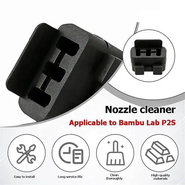 Alt view image 4 of 6 - Nozzle Wiper for H2D/H2S Silicone Brush Hotend Nozzles Cleanning Tool for H2D/H2S Cleaner Parts 5Pcs