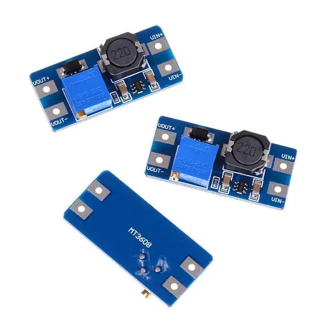 Alt view image 4 of 6 - 3Pcs Input 2V-24V Dc-Dc 5V/9V/12V/28V Boost Converter Adjustable Step Up Power Supply Pcc Board Moudle
