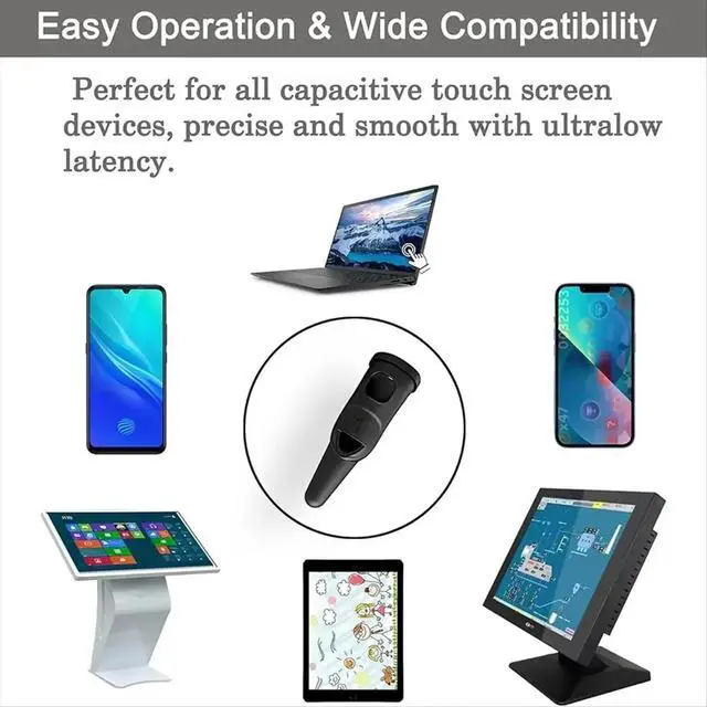 Alt view image 6 of 6 - 3PCS Universal Silicone Finger Stylus Pens Multi-Functional High Sensitivity Stylus Tablet Screen Gloves S