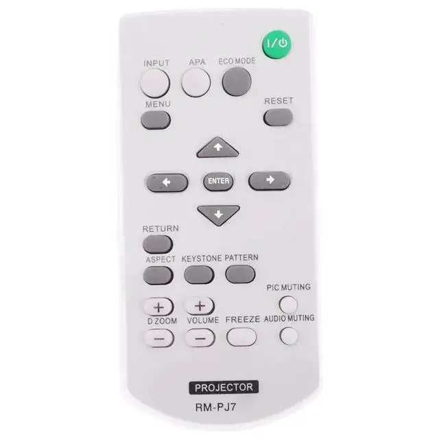 Alt view image 6 of 6 - Switch Projector Remote Control Replacement (RM-PJ7)