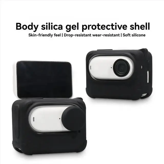 Alt view image 4 of 6 - Protective Case Set for GO 3S - Protective Cover Anti-Fall and Anti-Lost Rope Sports Camera Accessories