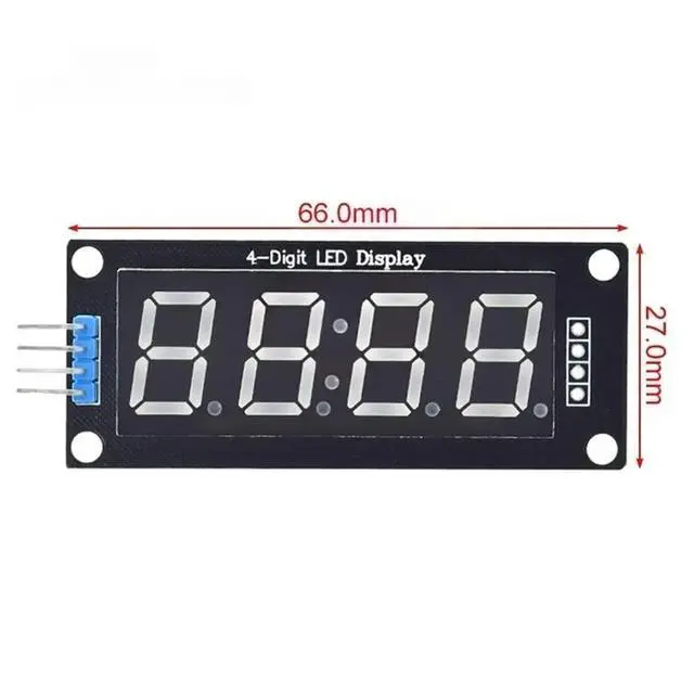 Alt view image 4 of 6 - TM1637 LED Display Module 4 Digit Tube 7 Segment 0.56 Inch Time Clock Indicator Module Red