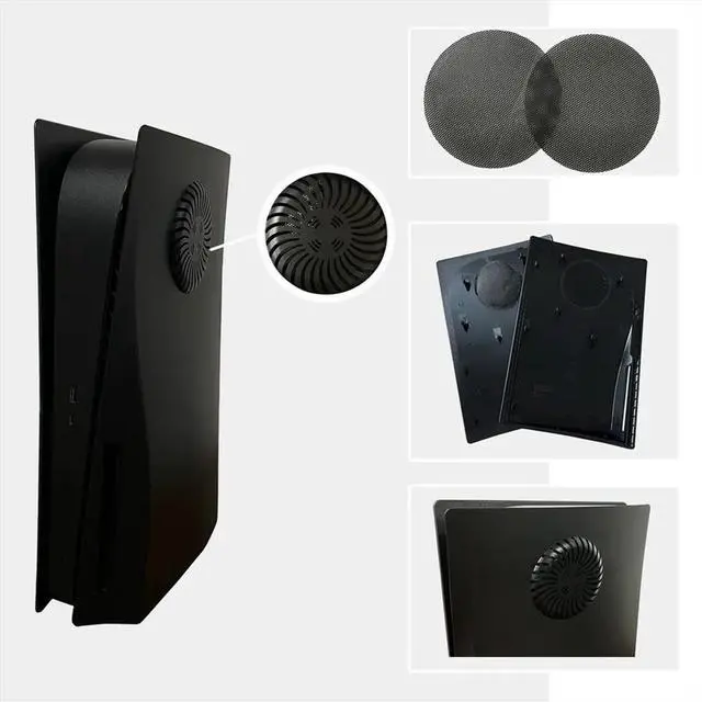 Alt view image 4 of 6 - For Dust Filter Dustproof Mesh Case Cover Easy Cleaning Faceplate Ventilator Game Accessory 4Pcs