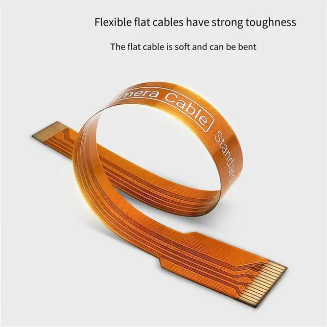 Alt view image 4 of 6 - For 5 DSI/ Camera Cable FPC Flexible Ribbon Cable for Camera Module Display Connections 200mm