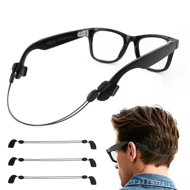 Alt view image 6 of 6 - 3Pcs Adjustable Eyeglass Strap for //Meta Gen 2 Accessories, Eyewear String Holder for Meta Smart Glasses