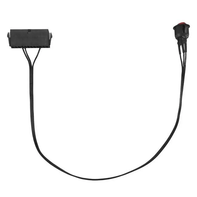 Alt view image 4 of 6 - 2PCS 50cm Cable Copper Tin Wire 24-Pin Female ATX PSU PC Power Supply Tester Start Up Jumper with ON/OFF Switch