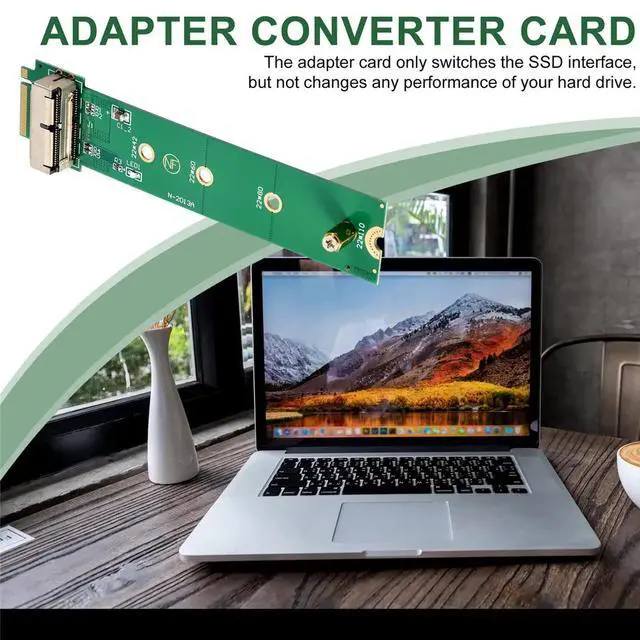 Alt view image 4 of 6 - Ssd To M.2 Ngff Adapter Converter Card for 2013 2014 2015 Air Pro Ssd