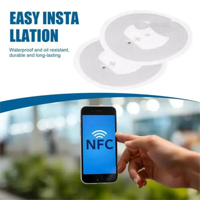 Alt view image 4 of 6 - 60 Pcs NFC Ntag213 Nfc Label Sticker 13.56MHz ISO14443A 213 Sticker Universal Lable for ALL NFC Enabled Phone
