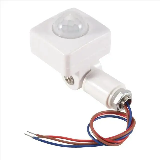 Alt view image 6 of 6 - Automatic PIR 85-265V Security PIR Infrared Motion Sensor Detector Wall LED Light Outdoor 160 Degrees 10M Whit
