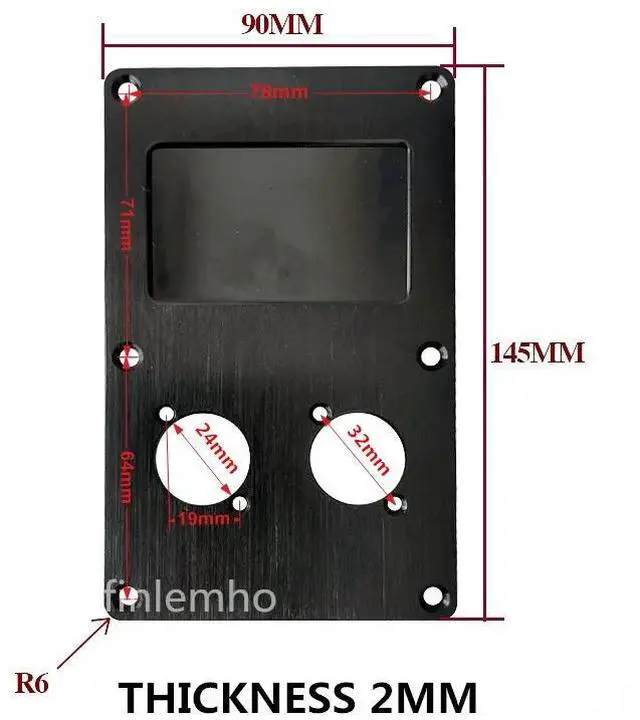 Alt view image 5 of 6 - 1PC DJ Speaker Cable Terminal Plate For SpeakOn 4 Pin Socket Connector Audio Wire Input Aluminum 145mm×90mm