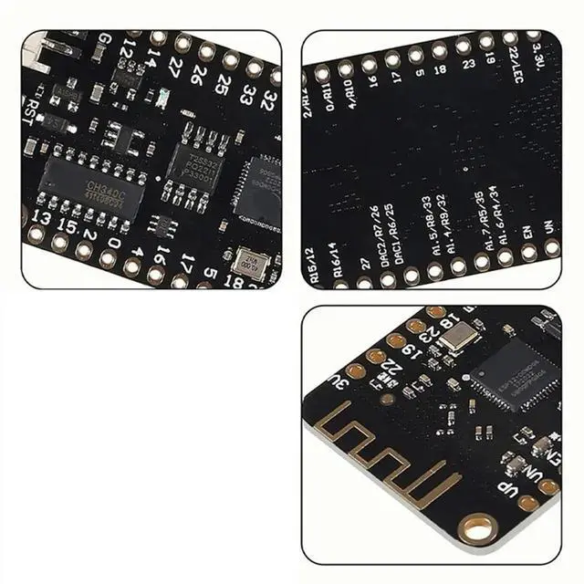 Alt view image 4 of 4 - For Lite V1.0.0 Bluetooth Development Board for ESP-32 REV1 CH340G 4MB Type-C for MicroPython