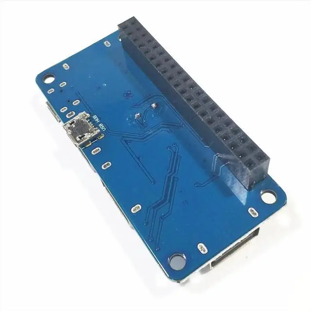 Alt view image 4 of 6 - 4 Ports USB HUB HAT for 3 / 2 / Zero W Extension Board USB to UART for Serial Debugging