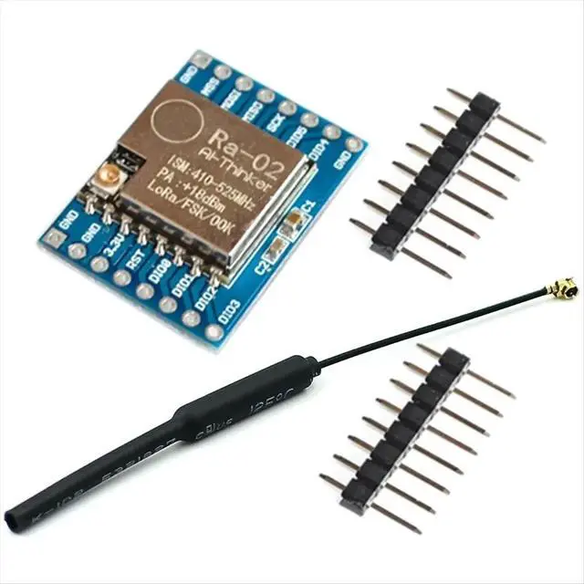 Alt view image 5 of 6 - 433MHZ SX1278 LoRa Module 433M 10KM Ra-02 Spread Spectrum Transmission Board 2.4G IPX Antenna for Smart Home
