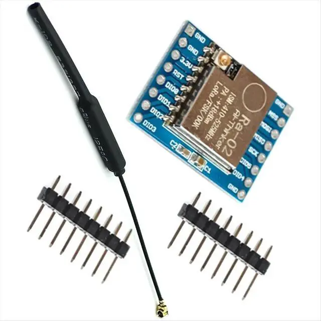 Alt view image 6 of 6 - 433MHZ SX1278 LoRa Module 433M 10KM Ra-02 Spread Spectrum Transmission Board 2.4G IPX Antenna for Smart Home