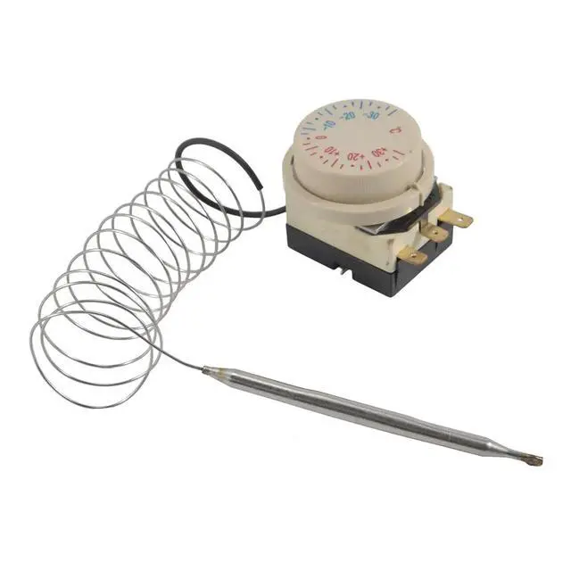 Alt view image 5 of 6 - Freezer -30~+30 AC 250V 16A AC380V Temperature Capillary Thermostat