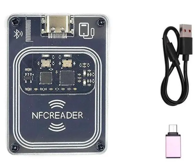 Alt view image 5 of 6 - PCR532 NFC RFID Bluetooth Module IC Card Reader Writer RFID Emulator Minicopy With Type-C Interface