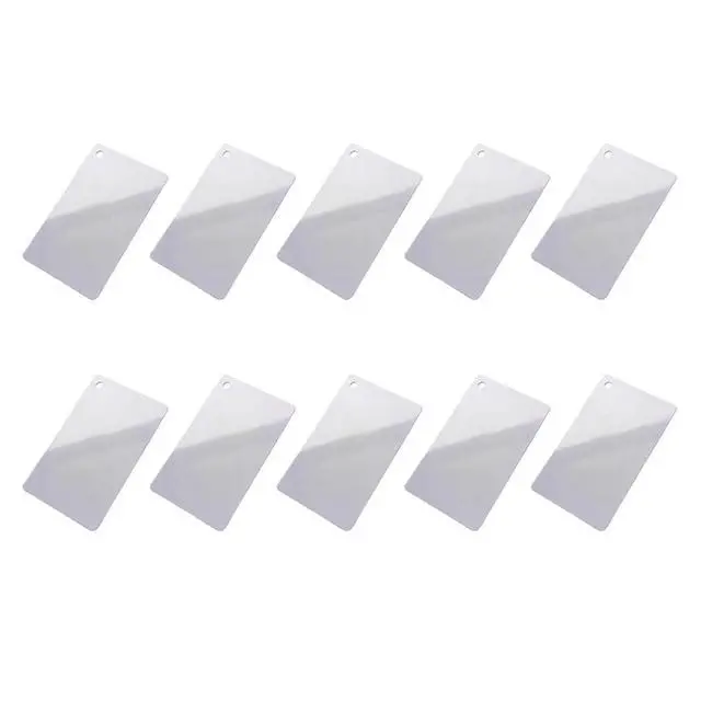 Alt view image 6 of 6 - 10PCS UHF White RFID Card with Punch Hole 8654 H3 Chip Ultra-High Frequency 860-960MHz RFID Card