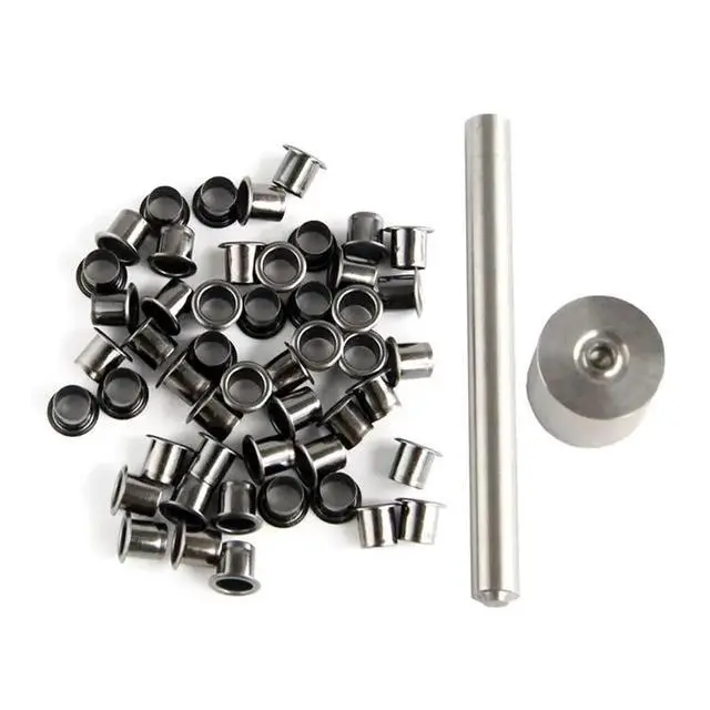 Alt view image 6 of 6 - 100Pcs K-Sheath Eyelet Rivets Installation Fix Tools Replacement 7.5MM Kydex Sheath Scabbards Eyelets Buckle Nail Pin