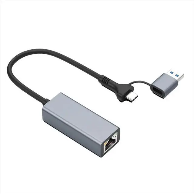 Alt view image 5 of 6 - 1000M Ethernet Gigabit Adapter USB3.0 Type C to RJ45 Driver-Free 1000Mbps Gaming Gigabit Ethernet Hub Docking Station