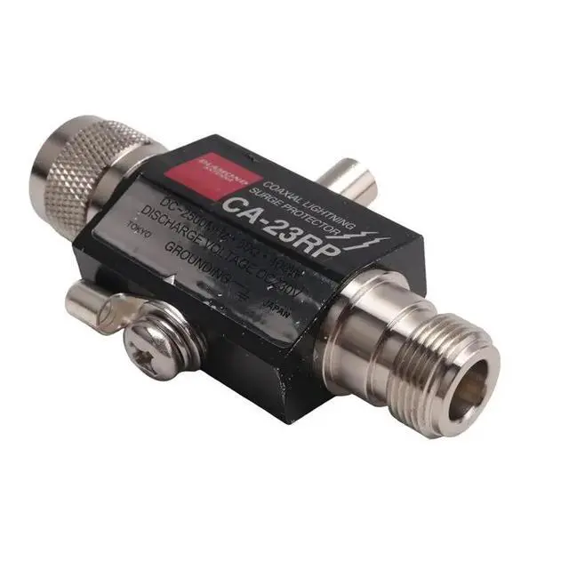 Alt view image 6 of 6 - CA-23RP Lightning-Arrester Protector N Male To N Female Coaxial Radio Repeater Anti-Lightning Antenna Surge Protector
