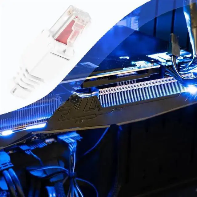Alt view image 6 of 6 - 10 X Network Connectors Tool-Free RJ45 CAT6 LAN UTP Cable Plug Without Tools Cat5 Cat7 Installation Cable Patch Cable